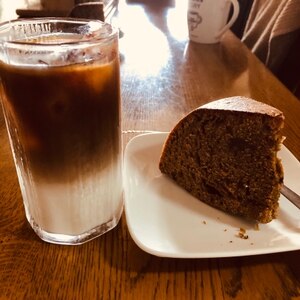 炊飯器とホットケーキミックスで♪簡単コーヒーケーキ